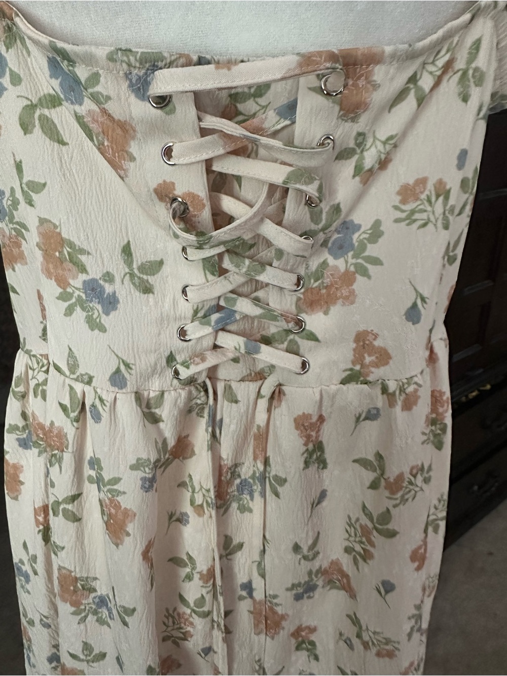 Cider corset style Cottagecore sundress size XL - Picture 3 of 4